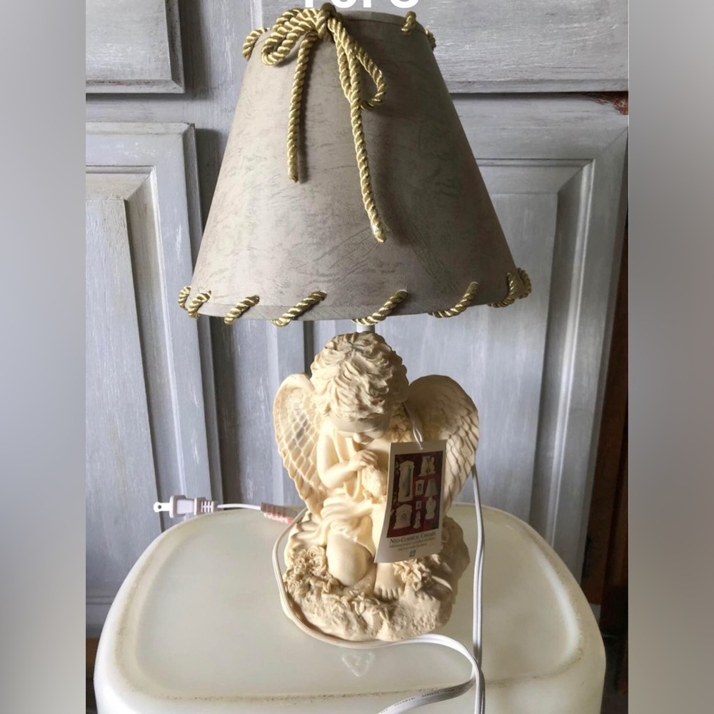 3 pc set lamp and candle holders